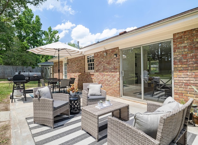 305 Forest Cir, Summerville, SC 29483 - view of patio with an outdoor hangout area