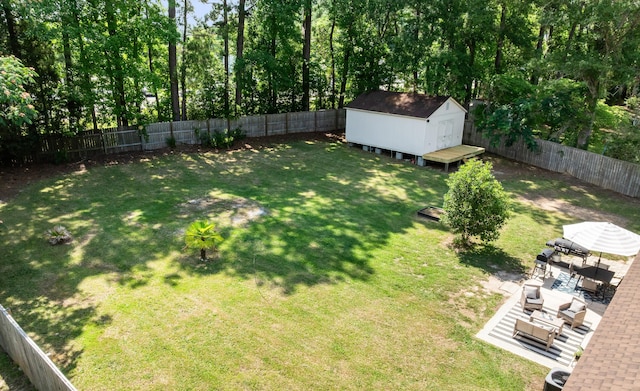 305 Forest Cir, Summerville, SC 29483 - view of yard with a gazebo and an outdoor living space