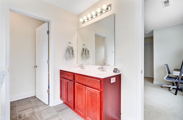 520 Crossland Dr, Moncks Corner, SC 29461 - full bath with double vanity and baseboards