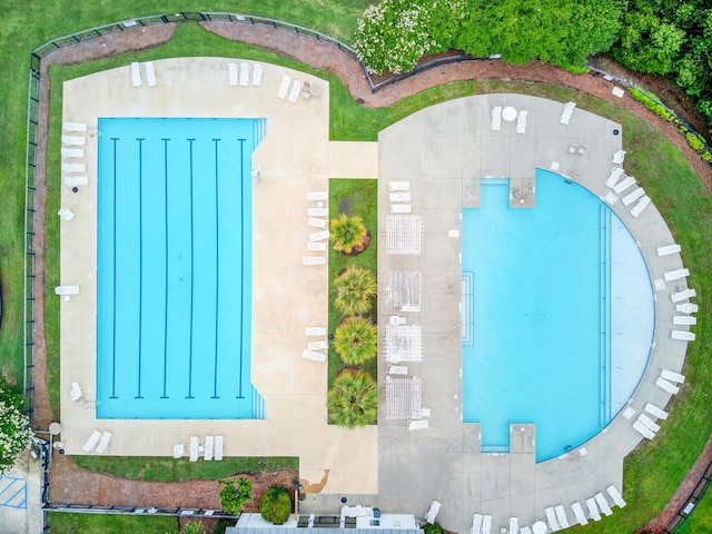 520 Crossland Dr, Moncks Corner, SC 29461 - bird's eye view of a pool area