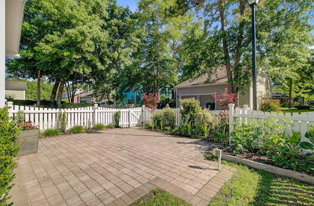 view of patio / terrace with fence private yard