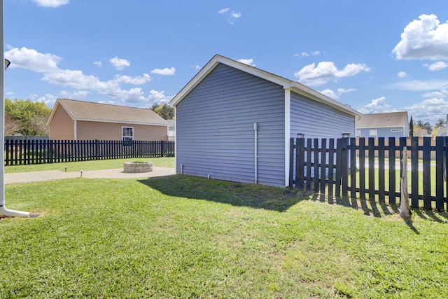 117 Red Leaf Blvd, Moncks Corner, SC 29461 - view of outdoor structure featuring a fire pit