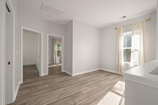 5748 Pilgrim Ave Unit D, Hanahan, SC 29410 - unfurnished dining area featuring light wood-style flooring and baseboards