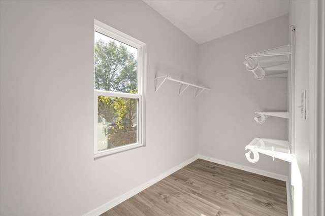 5748 Pilgrim Ave Unit D, Hanahan, SC 29410 - spacious closet featuring wood finished floors