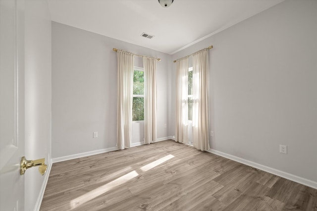 5748 Pilgrim Ave Unit D, Hanahan, SC 29410 - unfurnished room with wood finished floors and baseboards