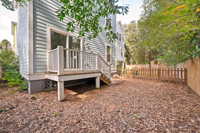 5748 Pilgrim Ave Unit D, Hanahan, SC 29410 - view of property exterior featuring a deck