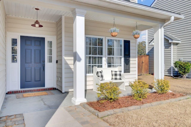 view of entrance to property