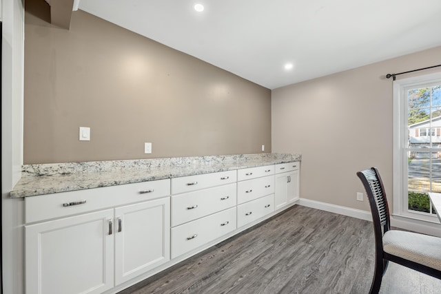 115 Clubhouse Rd, Summerville, SC 29483 - office area with recessed lighting, baseboards, and wood finished floors