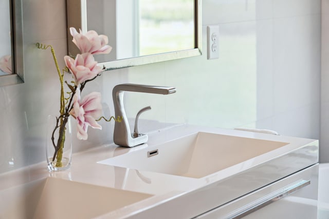 bathroom view of a sink