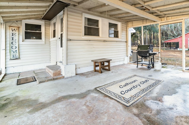 view of patio / terrace with grilling area