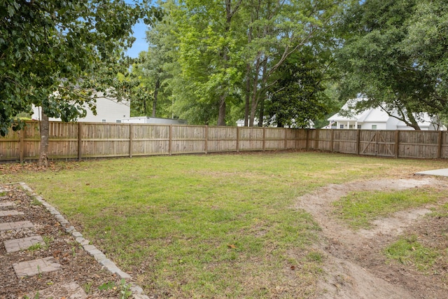view of yard