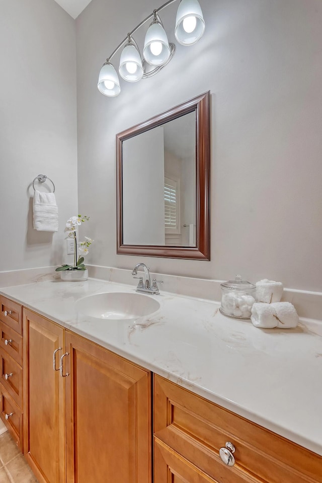 2701 Fountainhead Way, Mount Pleasant, SC 29466 - bathroom featuring vanity and tile patterned floors