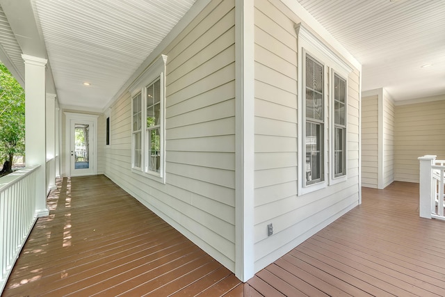 2701 Fountainhead Way, Mount Pleasant, SC 29466 - view of wooden porch