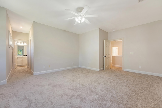 2701 Fountainhead Way, Mount Pleasant, SC 29466 - unfurnished bedroom with light carpet, baseboards, and ensuite bathroom