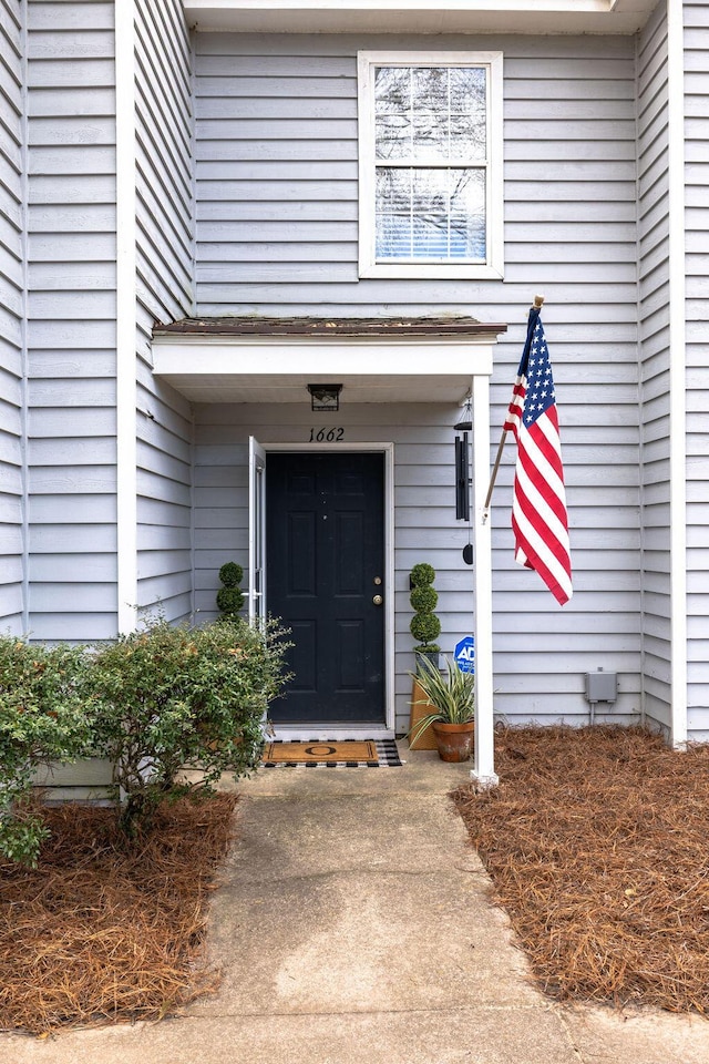 view of entrance to property