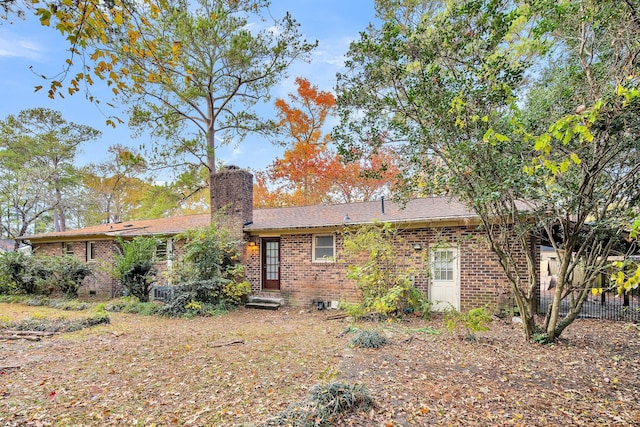 view of rear view of house