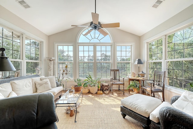 1308 Divot Ct, Mount Pleasant, SC 29466 - sunroom / solarium with vaulted ceiling and french doors