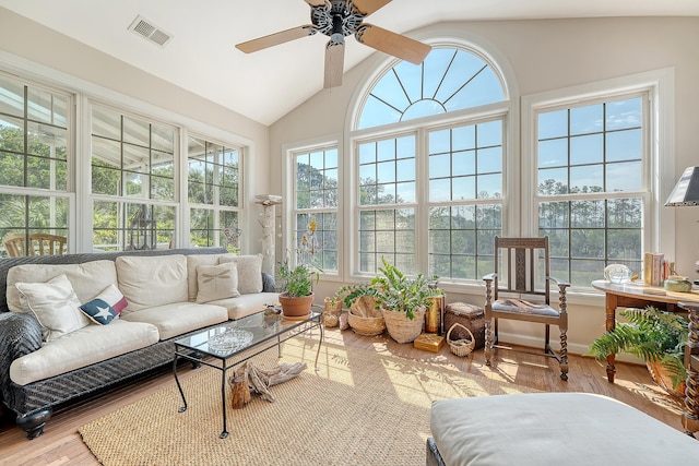 1308 Divot Ct, Mount Pleasant, SC 29466 - sunroom / solarium featuring healthy amount of natural light, lofted ceiling, and french doors