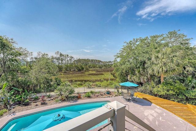 1308 Divot Ct, Mount Pleasant, SC 29466 - view of pool featuring view of scattered trees and a patio