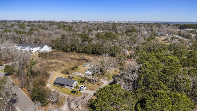 aerial view with a view of trees