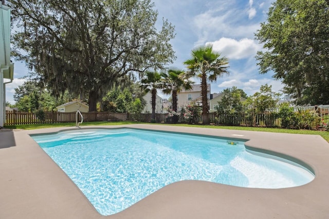 7511 Hawks Cir, Hanahan, SC 29410 - view of swimming pool with a patio and a fenced backyard