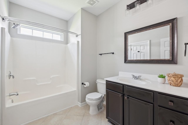 7511 Hawks Cir, Hanahan, SC 29410 - full bath with shower / bath combination, vanity, and tile patterned floors