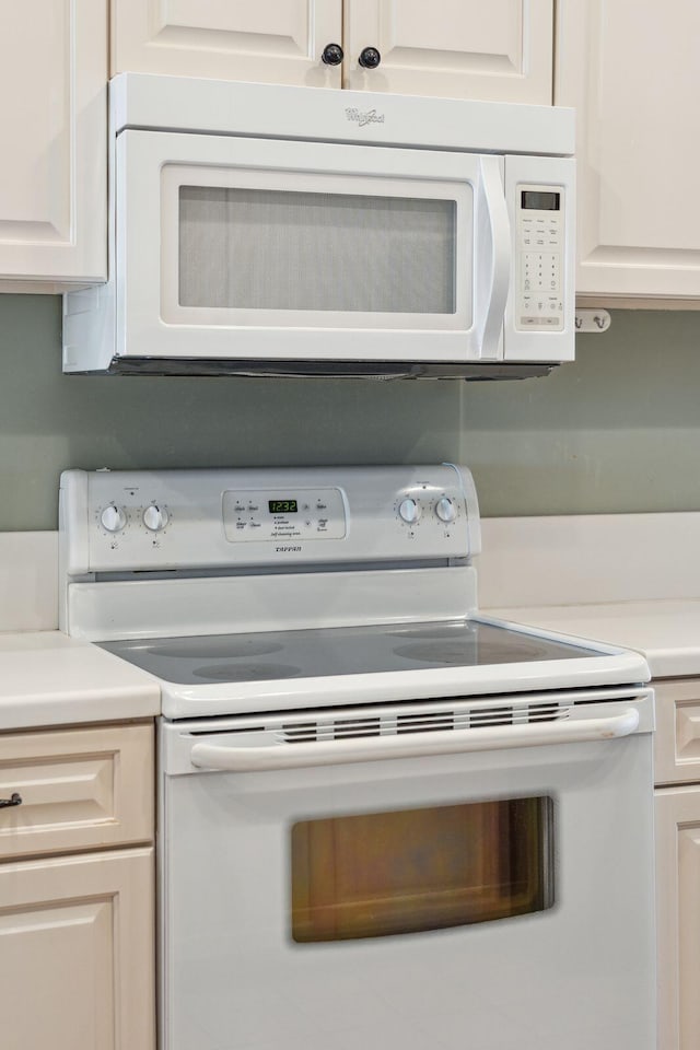 kitchen with white appliances