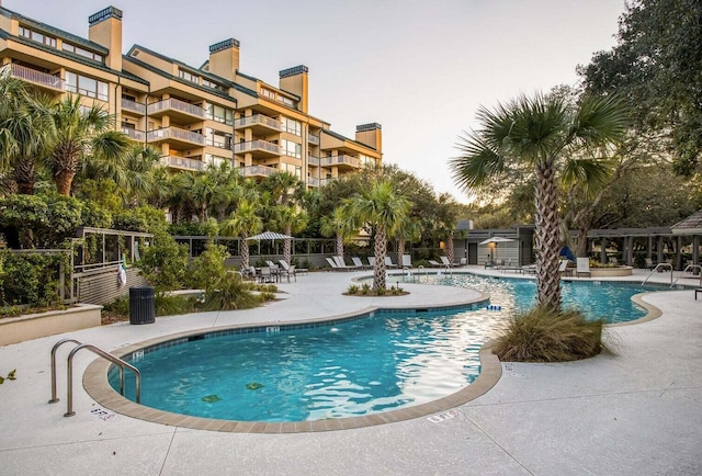 view of swimming pool