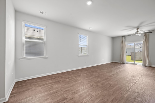 1032 Peridote Way, Ladson, SC 29456 - unfurnished room featuring wood finished floors and ceiling fan