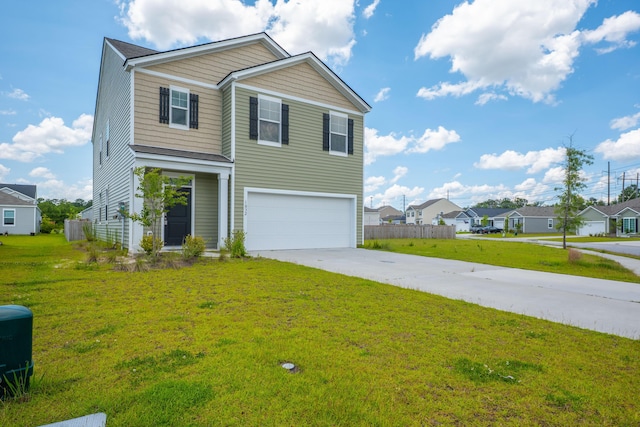 1032 Peridote Way, Ladson, SC 29456 - view of front of property with an attached garage, driveway, and a residential view