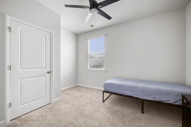 1032 Peridote Way, Ladson, SC 29456 - bedroom with light colored carpet and ceiling fan