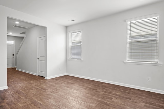 1032 Peridote Way, Ladson, SC 29456 - unfurnished room featuring wood finished floors and recessed lighting