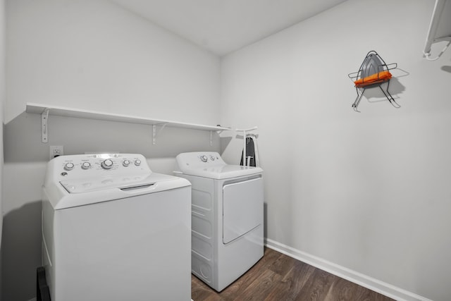 1032 Peridote Way, Ladson, SC 29456 - washroom featuring separate washer and dryer and dark wood-type flooring