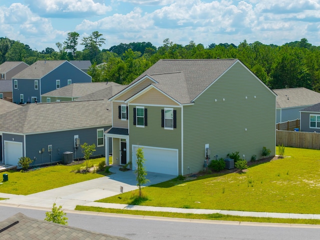 1032 Peridote Way, Ladson, SC 29456 - view of front of home featuring a garage, concrete driveway, and roof with shingles