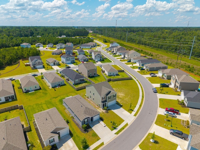 1032 Peridote Way, Ladson, SC 29456 - aerial view of residential area with a forest
