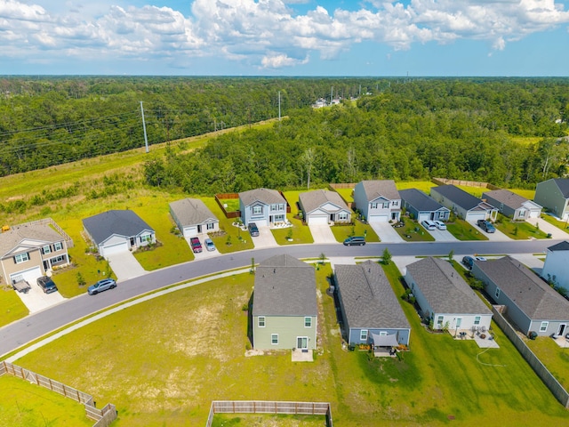 1032 Peridote Way, Ladson, SC 29456 - aerial perspective of suburban area with a heavily wooded area