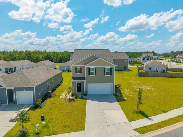 1032 Peridote Way, Ladson, SC 29456 - traditional-style house with a residential view, concrete driveway, and an attached garage