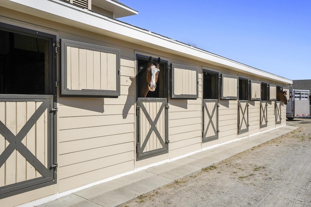 view of stable