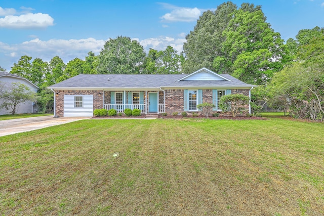 2534 Flamingo Dr, Charleston, SC 29414 - single story home with covered porch, brick siding, and a front lawn