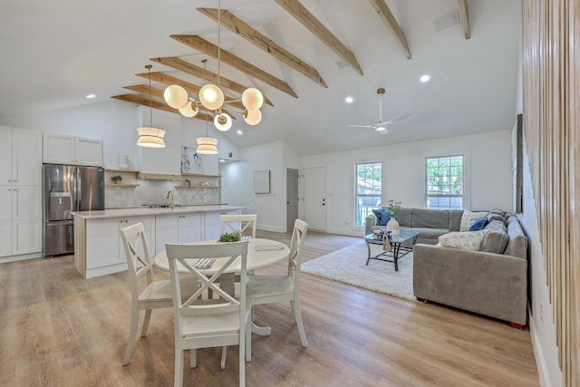 2534 Flamingo Dr, Charleston, SC 29414 - dining room with light wood-type flooring and baseboards