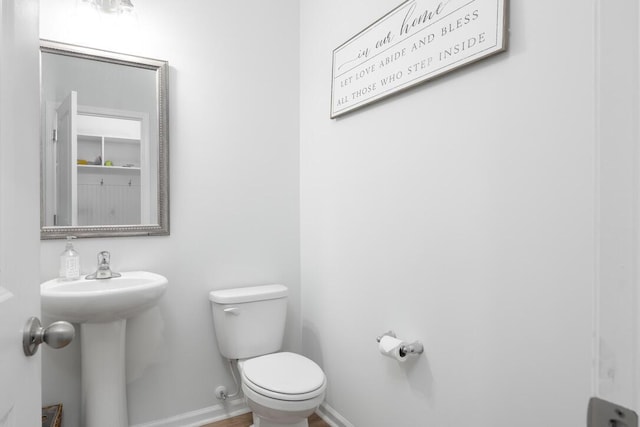 297 Red Leaf Blvd, Moncks Corner, SC 29461 - half bathroom with toilet and baseboards