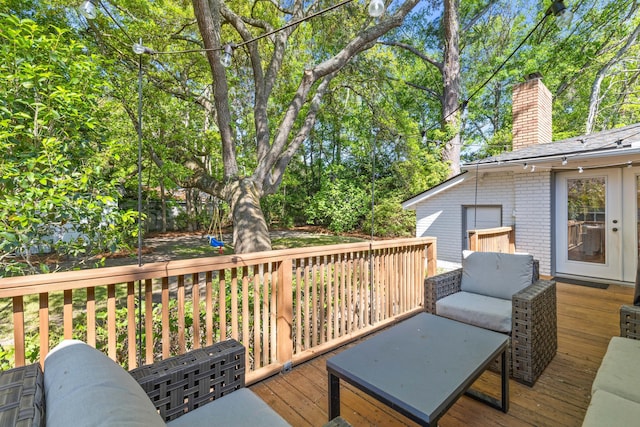 view of deck