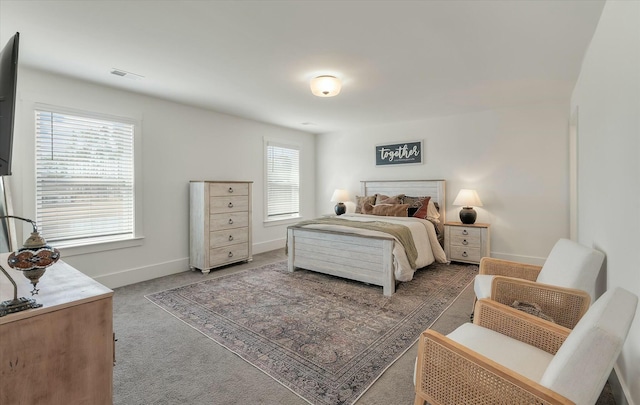 bedroom featuring carpet flooring