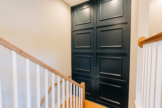 interior space featuring wood finished floors