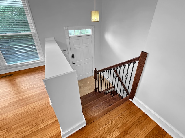 1481 Woodview Ln, Charleston, SC 29412 - foyer with wood finished floors