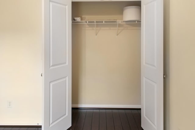 view of closet