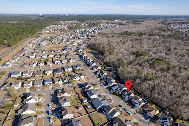 birds eye view of property featuring a residential view