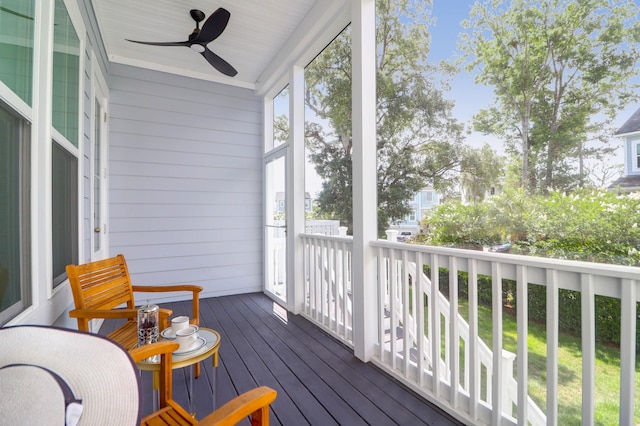 779 Forrest Dr, Charleston, SC 29492 - porch with ceiling fan