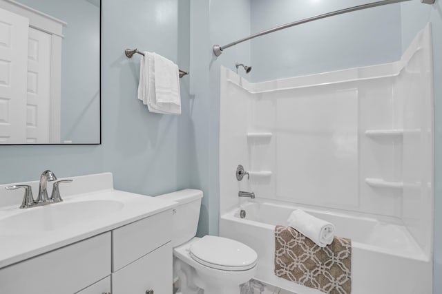779 Forrest Dr, Charleston, SC 29492 - bathroom with vanity, shower / bathtub combination, and toilet