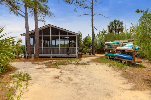 779 Forrest Dr, Charleston, SC 29492 - rear view of property featuring a sunroom